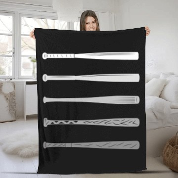 Discover Baseball Baseball Fleece Blankets