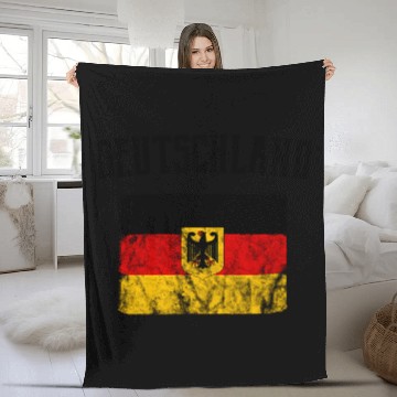 Discover German Flag - Deutschland Fleece Blankets