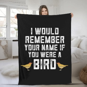 Discover Bird Bird Watcher Birding Ornithology Fleece Blankets