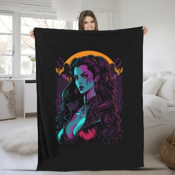 Discover Vampire Girl Fleece Blankets