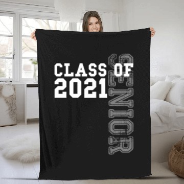 Discover Senior Class Of 2021 Graduation 2021 Fleece Blankets