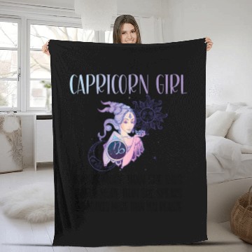 Discover Capricorn Zodiac Sign Capricorn Horoscope Fleece Blankets