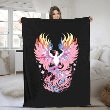 Discover Trans Phoenix 2 Fleece Blankets