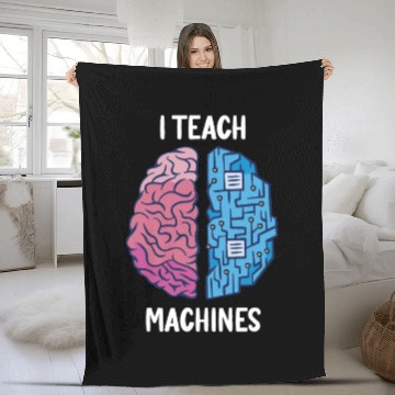 Discover Machine Learning Teacher Big Data Science Analyst Fleece Blankets