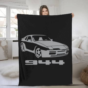 Discover Hack Racing 944 944 Grey Small Fleece Blankets