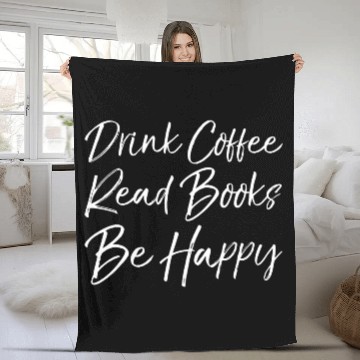 Discover English Teacher Literary Drink Coffee Read Boo Be Fleece Blankets