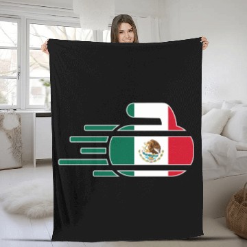 Discover Meco Curling Team Fans Jersey Mecan Curler Fleece Blankets