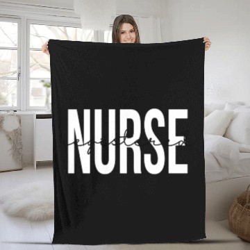 Discover Registered Nurse Rn Emergency Room Nurse Fleece Blankets