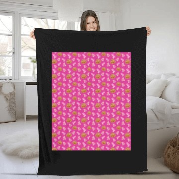 Discover Butterfly Pattern Fleece Blankets