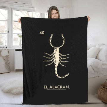 Discover Loteria El Alacran Scorpion Fleece Blankets