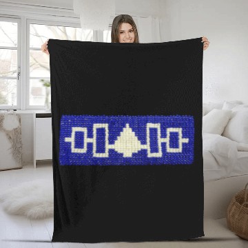Discover Haudenosaunee Iroquois Native Indigenous Bead Fleece Blankets