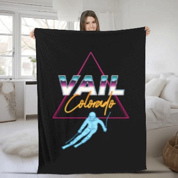 Discover Vail Colorado - Usa i Resort 1980S Fleece Blankets