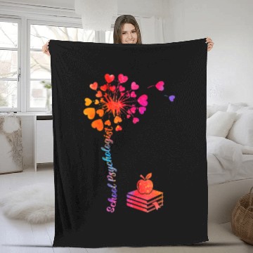 Discover Tu School Psychologist Back To School Costume Fleece Blankets