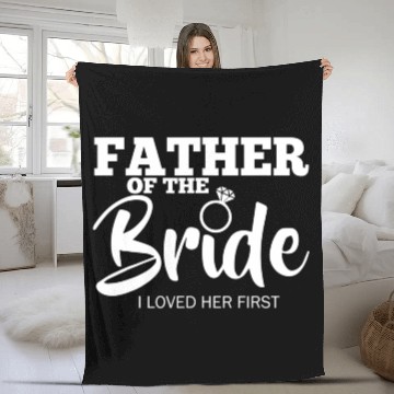 Discover Father Of The Bride Fatherly Love Dad Fleece Blankets