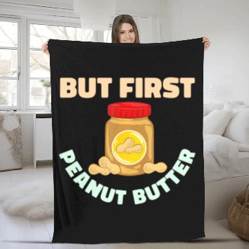 Discover Peanut Butter Healthy Recipe Sandwich Vegan Snacks Fleece Blankets
