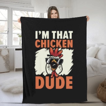 Discover Chicken Farmer Chicken Whisperer Farm Animal Fleece Blankets