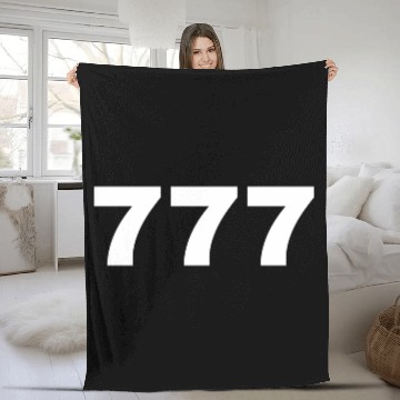 Discover 777, Angel Number Fleece Blankets