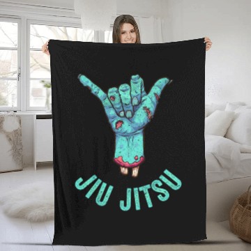 Discover Brazilian Jiu-Jitsu Bjj Fleece Blankets Hang Loose