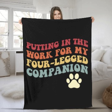 Discover Putting In The Work For My Four-Legged Fleece Blankets