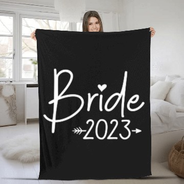 Discover Bride 2023 For Wedding Or Bachelorette Fleece Blankets