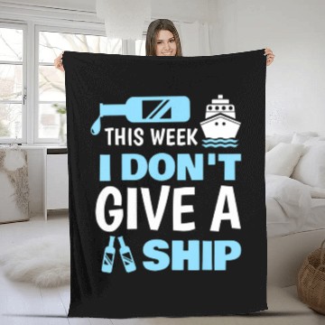 Discover Cool Cruise Art Cruise Vacation Cruise Ship Fleece Blankets