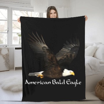 Discover American Bald Eagle Fleece Blankets