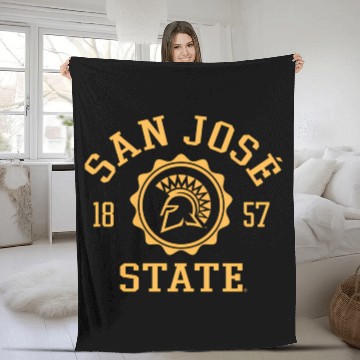 Discover San Jose State Spartans Stamp Officially Licensed Fleece Blankets