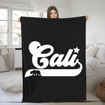 Discover Cali California Bear Usa State Beauty Fleece Blankets