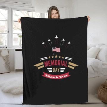 Discover national america memorial day Fleece Blankets army for you
