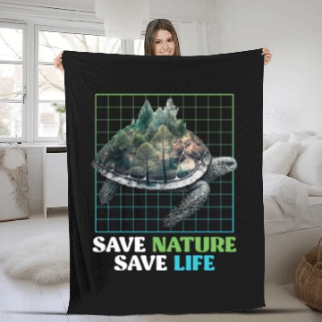 Discover Save Nature protected species Environment Fleece Blankets