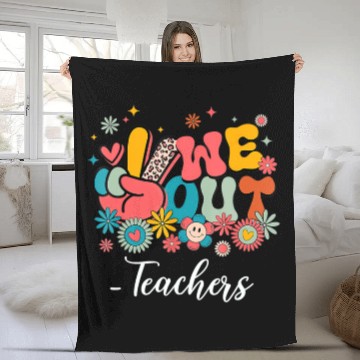 Discover Cute End Of School Year Teacher Summer Bruh We Out Fleece Blankets