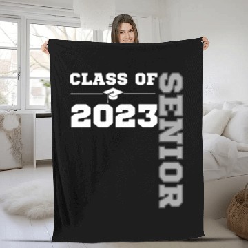 Discover Class Of 2023 Senior Year 23 Back To School Fleece Blankets