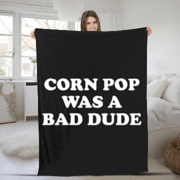 Discover Biden Corn Pop Was A Bad Dude Fleece Blankets