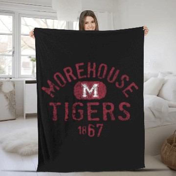 Discover Morehouse Maroon Tigers Vintage 1867 Fleece Blankets