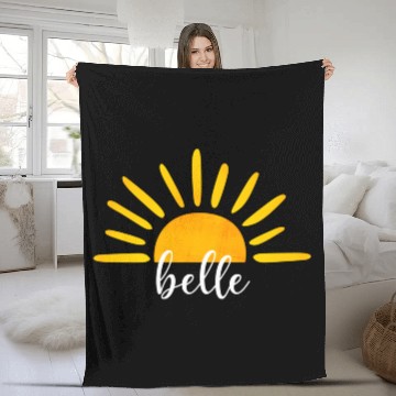 Discover Belle Of The First Trip Around The Sun Fleece Blankets