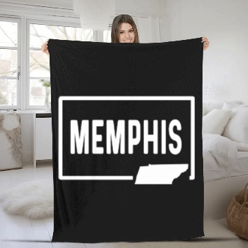 Discover Memphis Tennessee Tn - Home Hometown Vacation Fleece Blankets
