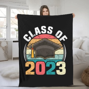 Discover Senior Graduation Class Of 2023 Senior Fleece Blankets
