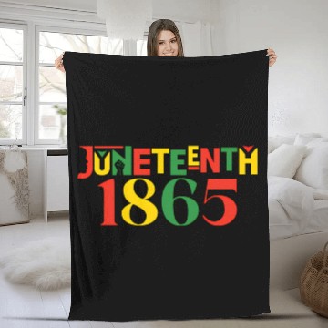 Discover Juneteenth 1865 Leopard Celebrate African Fleece Blankets