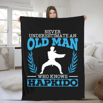 Discover Hapkido Korean Martial Self Defense Martial Fleece Blankets