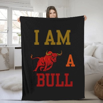 Discover i am a bull Fleece Blankets cool