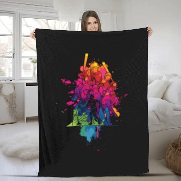 Discover Baseball Catcher Pitcher Batter Tees For Youth Fleece Blankets