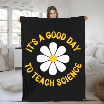 Discover It'S A Day To Teach Science Teacher Appreciation Fleece Blankets