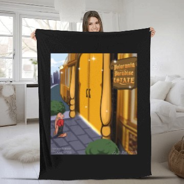Discover Polarania Paradise Estate! Fleece Blankets