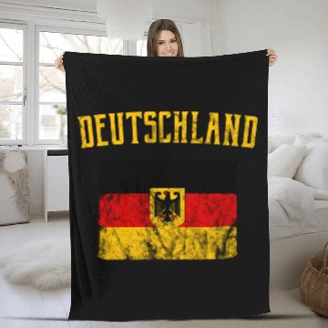 Discover Deutschland - German Flag Fleece Blankets