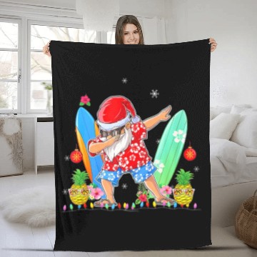 Discover CHRISTMAS IN JULY Summer Xmas Decoration Fleece Blankets