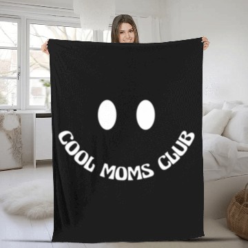 Discover Moms Club Mothers Day Novelty Fleece Blankets