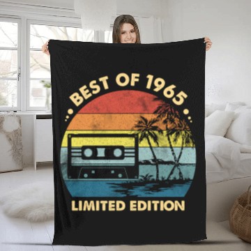 Discover Best Of 1965 58Th 58 Years Old Vintage Fleece Blankets