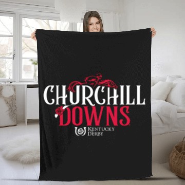Discover Officially Licensed Kentucky Derby Churchill Fleece Blankets