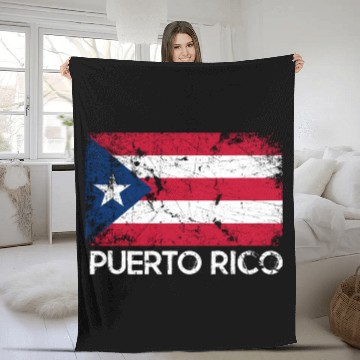 Discover Puerto Rican Flag Made In Puerto Rico Fleece Blankets