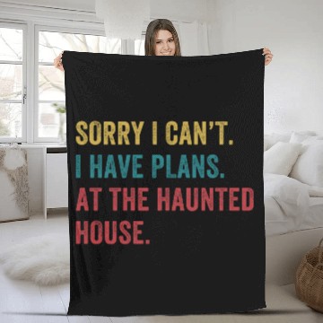 Discover Ghost Hunting Funny Paranormal Investigation Fleece Blankets